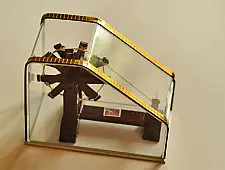 Swavalamban ~ Charkha { Brown . 11.5cm }